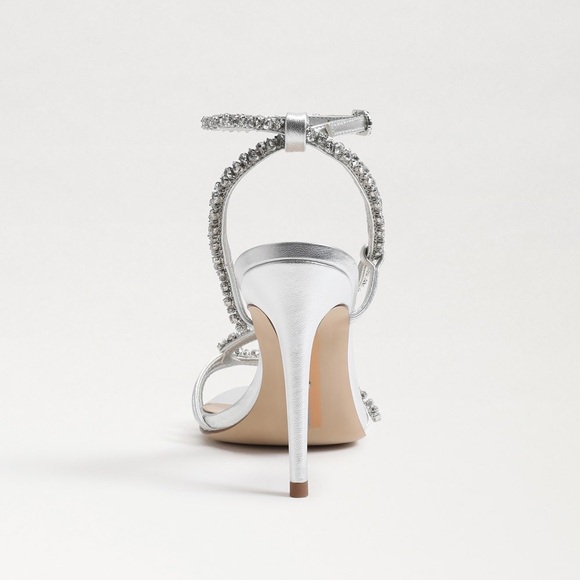 Sam Edelman Silver Rhinestone Heels - Picture 7 of 11